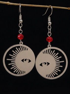 “Eye of Ra Medallion” Re Ancient Egyptian Egypt Sun God Goddess Celestial Dangle